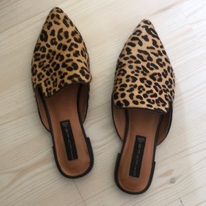 Steve Madden leopard mules